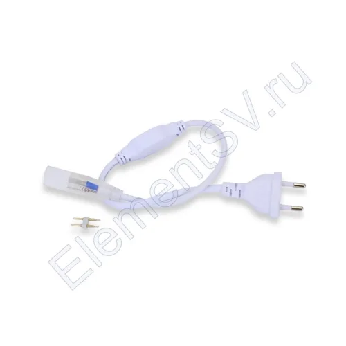 Сетевой шнур для одноцветной ленты 3014 220V 314С - фото.