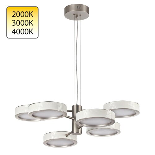 Люстра «ODEON LIGHT EXCLUSIVE» 5451/99L, серия: RIVIERA (крепление на планке). Фото 1.