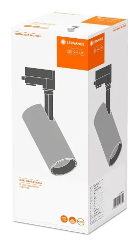 Светильник светодиодный трековый 3-х фазный 35W/4000К D=85 90RA NFL 24' 2800Lm | TRACK SP D85 Чёрный | - LEDVANCE. Фото 4