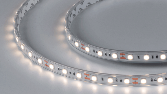 Светодиодная лента LUX, 5050, 60 LED/м, 14,4 Вт/м, 12В, IP65, Нейтральный белый (4000K), DSG560-12-NW-65 - фото