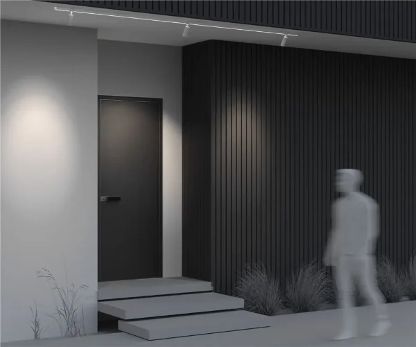 Уличный трековый светильник Focus Led Elasity IP 3000K 16Вт 45° белый (Белый) - фото 7