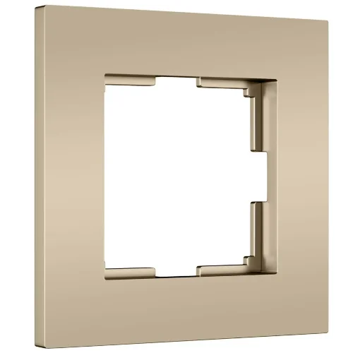 W0012911/ Рамка на 1 пост Slab (шампань софт) W0012911 - фото