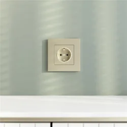 W0012911/ Рамка на 1 пост Slab (шампань софт) W0012911