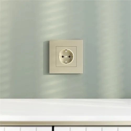 W0012911/ Рамка на 1 пост Slab (шампань софт) W0012911 - фото 3