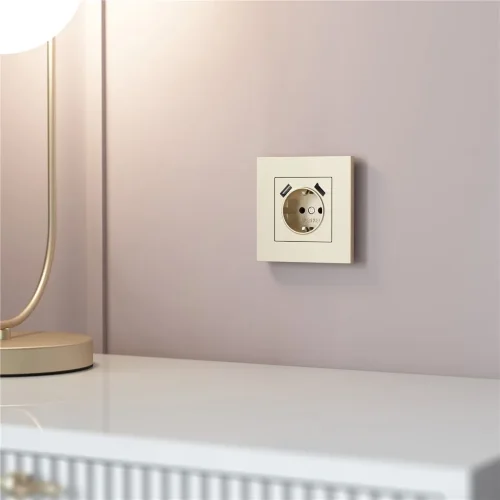 W0012911/ Рамка на 1 пост Slab (шампань софт) W0012911 - фото 4