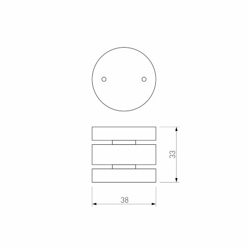 Коннектор круглый шарнирный для накладного шинопровода Slim Magnetic - Фото 4