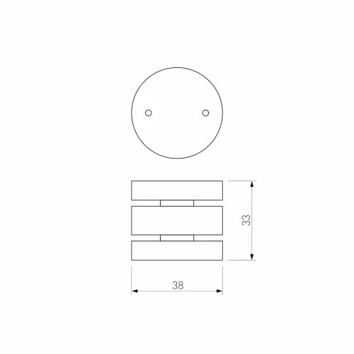 Slim Magnetic Коннектор круглый шарнирный для накладного шинопровода (чёрный) 85010/00 85010/00 - фото 4