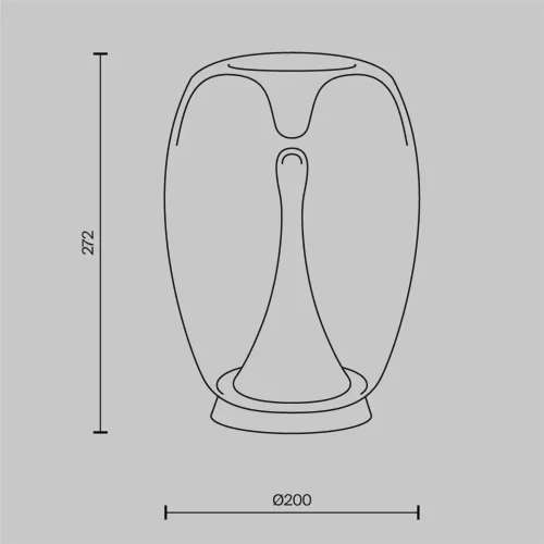 Настольный светильник Всплеск / Splash 3000К 9Вт (Золото) MOD282TL-L15G3K - фото 8