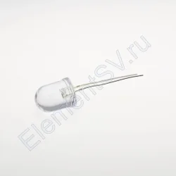 Светодиод ICL-10mm LE82 (red, 1800-2000mcd, clear)