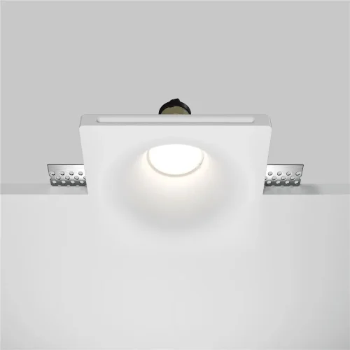 Встраиваемый светильник Gyps Modern GU10 10Вт (Белый) - фото 4