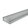 Профиль алюминиевый накладной WOLTA WAP-S-24/6/2000-A серый 6х23.8х2000мм - фото 1.