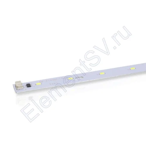 Светодиодная линейка 2835, 12 led, 220V, 6W, 410mm, D168, white - фото.
