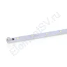 Светодиодная линейка 2835, 12 led, 220V, 6W, 410mm, D168, white - фото.