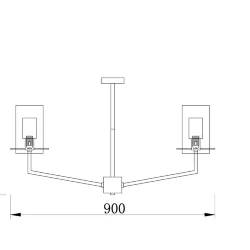 Подвесной светильник Freya FR5206PL-08FG (Французское золото)