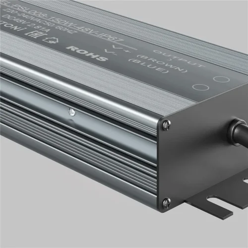 Источник напряжения 48В 150Вт IP67 PSL008 (Серебро) PSL008-150W-48V-IP67 - фото 6