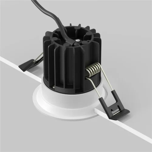 Встраиваемый светильник Round 3000K 7W 50° (Белый) - фото 12