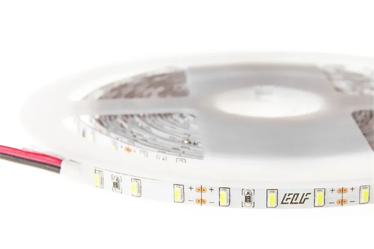 Лента светодиодная ELF 480SMD диодов (3014), 12В, 5м, узкая 5мм, белая - фото 2