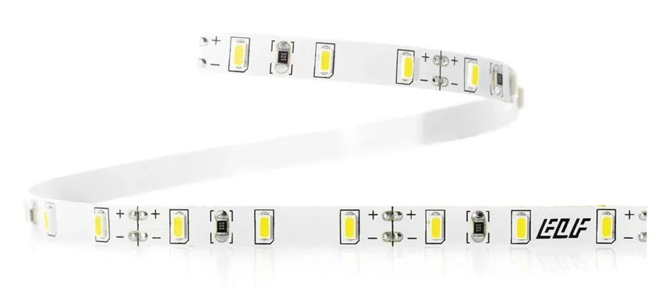 Лента светодиодная ELF 480SMD диодов (3014), 12В, 5м, узкая 5мм, белая - фото 3