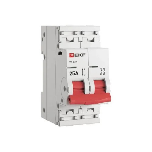 Выключатель нагрузки 2п 25А ВН-63N PROxima EKF S63225 - фото