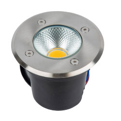 ULU-B14A-6W-2700K IP67 GREY Светильник светодиодный тротуарный, Архитектурный встраиваемый, Теплый белый свет 2700К, Корпус серый, TM Uniel