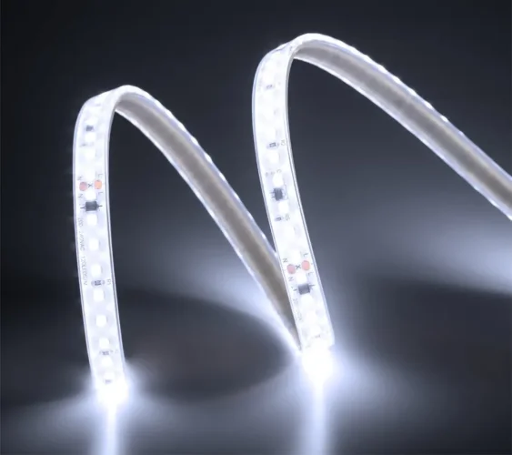 Лента светодиодная ELFLED 120SMD диодов (2835), 220В, IP67, 1м, белый 6500-7000К - фото