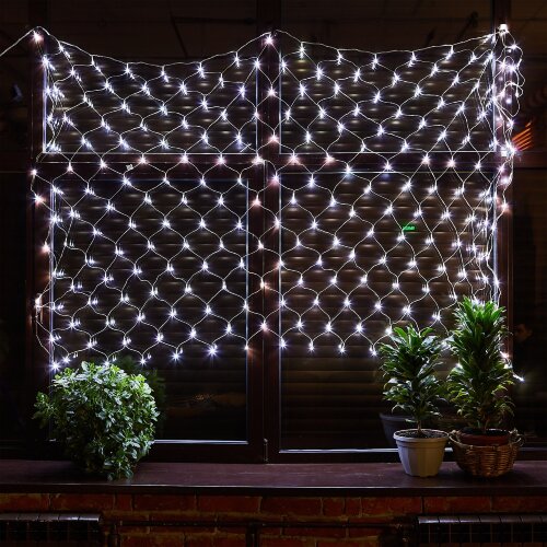 ULD-N2520-240-DTA WHITE IP20 Сетка светодиодная с контроллером, 240 светодиодов, 2.5х2 м, белая, IP20, провод прозрачный - фото 5