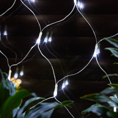 ULD-N2520-240-DTA WHITE IP20 Сетка светодиодная с контроллером, 240 светодиодов, 2.5х2 м, белая, IP20, провод прозрачный - фото 8