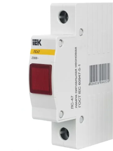 Лампа сигнальная ЛС-47 красн. KARAT IEK MLS10-230-K04 - фото 8