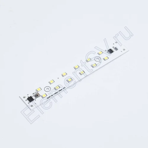 Светодиодная линейка 2835, 2х6 led, 220V, 5W, 120mm, D174, day white - фото.