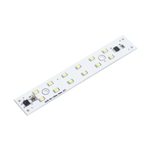 Светодиодная линейка 2835, 2х6 led, 220V, 5W, 120mm, D174, day white - фото I