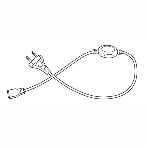 UCX-Q220 SP4-B67-RGB WHITE 1 STICKER Провод электрический для подключения RBG светодиодных лент ULS-5050 сетевого напряжения к сети 220В, 7х14мм. - фото 1