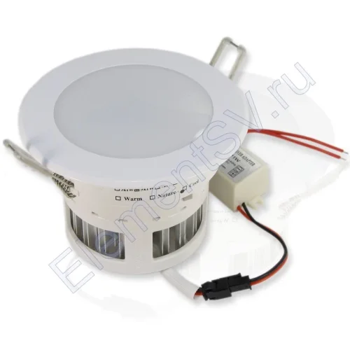 Светодиодный светильник точечный RW matt glass (5W, White) - фото.