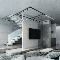 Module System Набор подвеса Х-образный с питанием (черный) 85190/00 (066187)