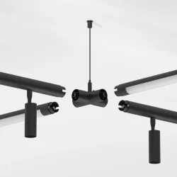 Module System Набор подвеса Х-образный с питанием (черный) 85190/00 (066187)