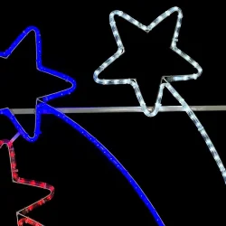 Светодиодная Консоль &amp;#171;Три кометы&amp;#187; 90 x 140 см, Триколор, 220В