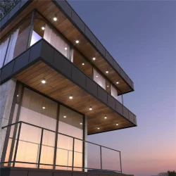 Уличный потолочный светильник Light LED 2105 IP54 35132/H серый (056271)