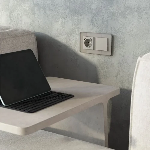 Накладка для розетки USB (дымчатый) W1279504 - фото 2