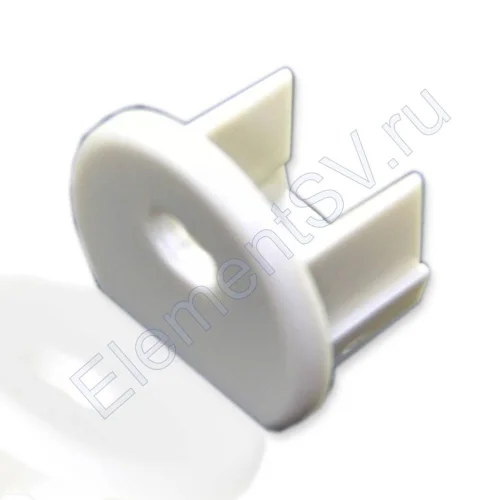 Заглушка с отверстием для профиля 4535 (443) - фото.