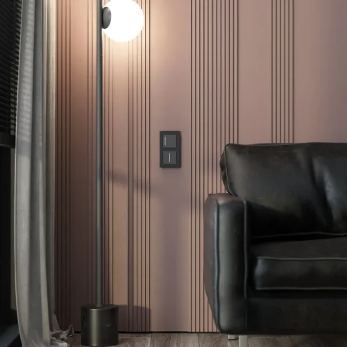 Умный сенсорный диммер (черный) W3443108 - фото 4