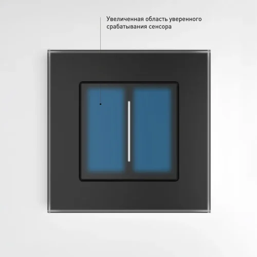 Умный сенсорный диммер (черный) W3443108 - фото 7