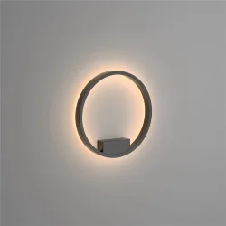 Настенный светильник (бра) Rim 3000К 25Вт (Черный)