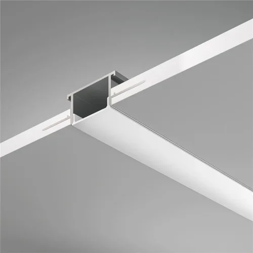 Алюминиевый профиль встраиваемый скрытого монтажа 61×14 (Серебро, 2 м), ALM011S-2M (Серебро) - фото 6