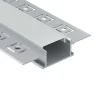 Алюминиевый профиль встраиваемый скрытого монтажа 61x14 (Серебро, 2 м), ALM011S-2M (Серебро) ALM011S-2M - фото 4