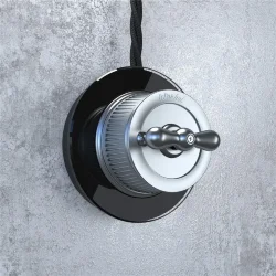 Рамка из стекла на 1 пост черный W0015108