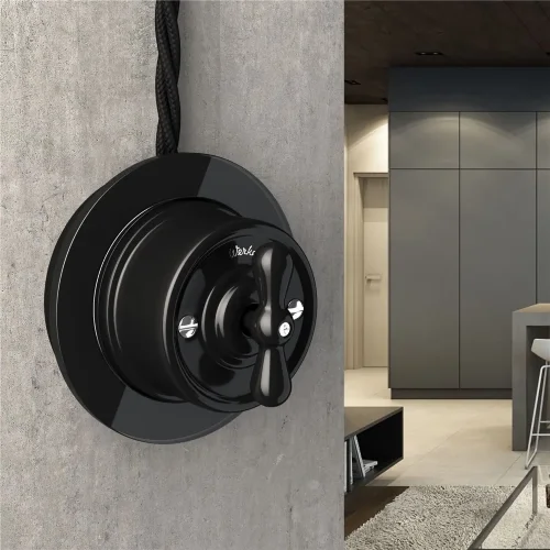 Рамка из стекла на 1 пост черный W0015108 - фото 3