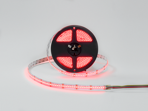 Светодиодная лента 4 в 1 COB, 840 LED/м, 18 Вт/м, 24В , IP20, Цвет: RGBNW, SWG-COB840-24-18-RGBNW. Фото 2