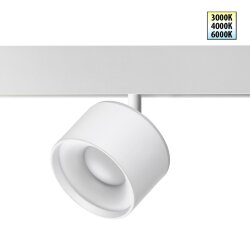 Светильник трековый для низковольного шинопровода с переключателем цветовой температуры «Novotech» 358979, серия: FLUM - Переключение цв. температуры на корпусе светильника