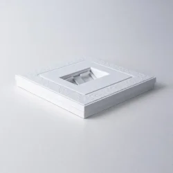 W0012301/ Рамка на 1 пост Flock (белый) W0012301