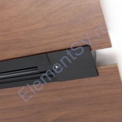 Трек для спотов встраиваемый 4L 2м 4X16 (&#039;&#039;трехфазный&#039;&#039;, 4 провода, черный)