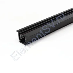 Трек для спотов встраиваемый 4L 2м 4X16 (''трехфазный'', 4 провода, черный)